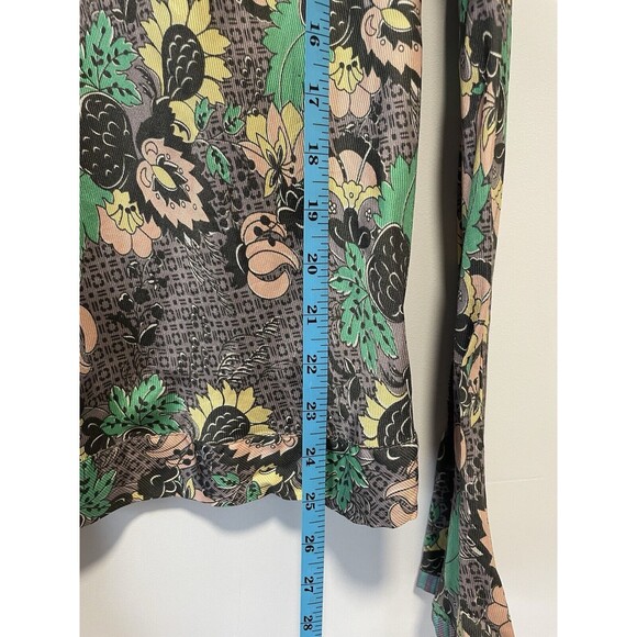 Johnny Was Floral Long Sleeve Blouse No Size No Material Tag See Measurements. - Picture 7 of 8